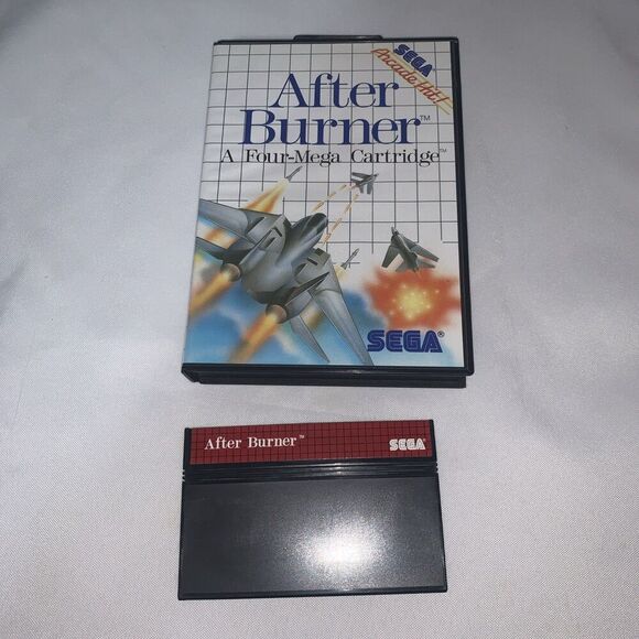 Video Game After Burner Sega Master System, A Four Mega Cartridge - Picture 4 of 9